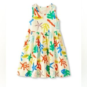 Hanna Andersson Coral Reef Print Racerback Skater Dress
